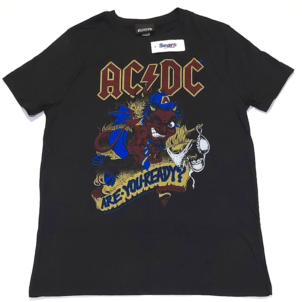 🎉Host pick🎉 AC/DC Men's Black Short Sleeved Graphic Band T-shirt NWT Size S